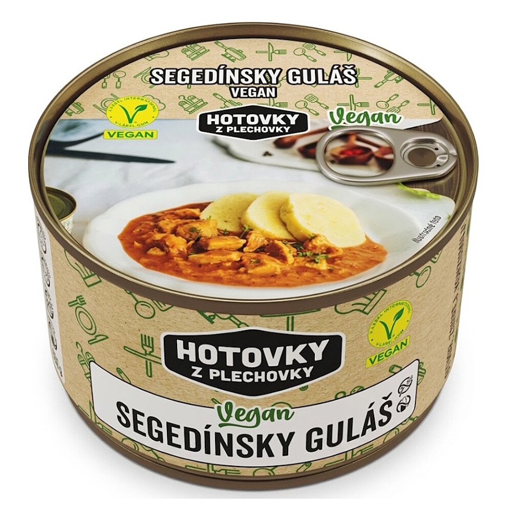 HOTOVKY Z PLECHOVKY Vegan segedínsky guláš 3 porce