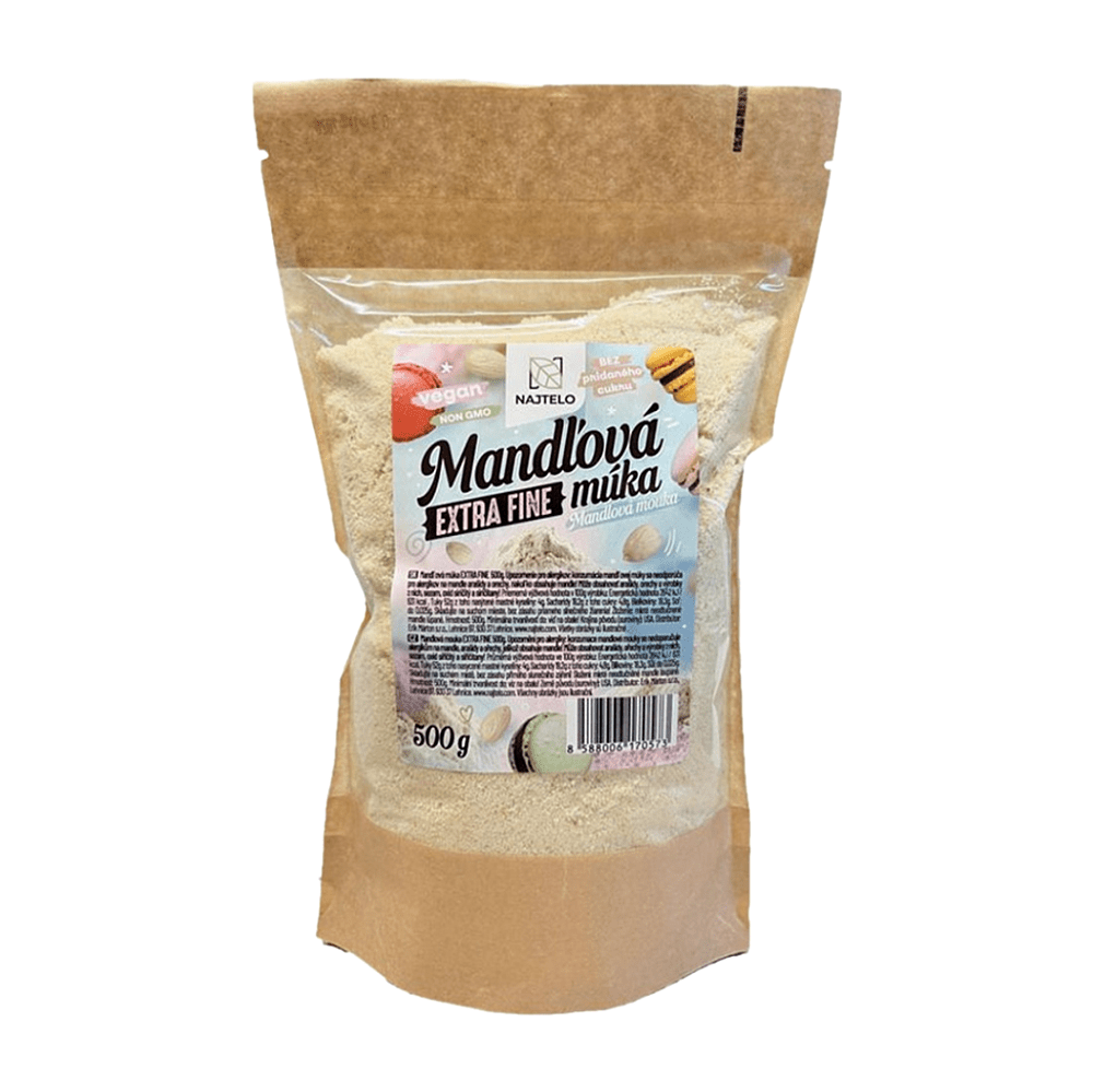 NAJTELO Extra fine mandlová mouka bílá 500 g