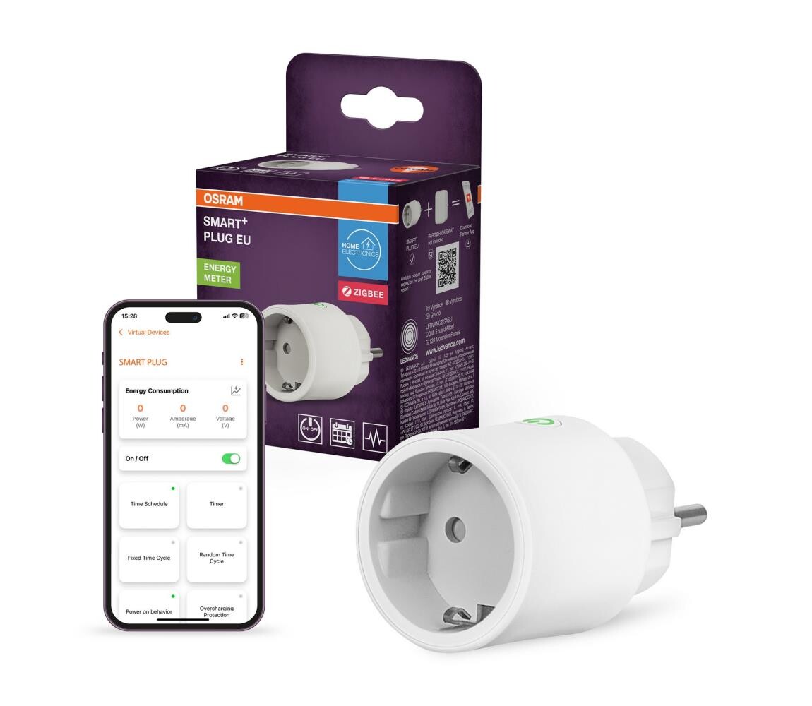 Osram - Chytrá zásuvka SMART+ SCHUKO 2300W/230V/10A bílá 4099854419263