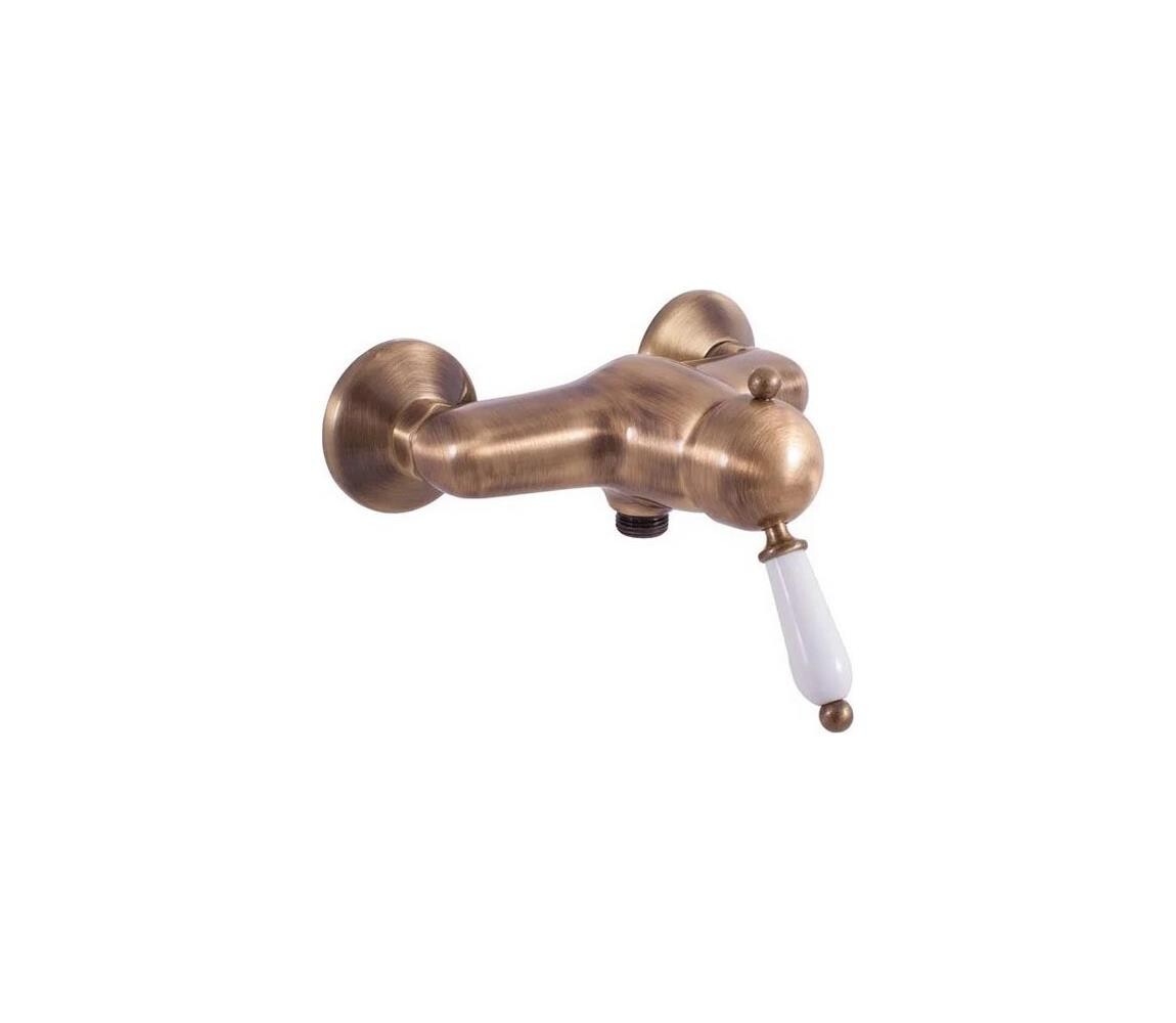 RAV Slezák L581.5SM - Sprchová baterie LABE RETRO 12,3 cm stará mosaz L581.5SM