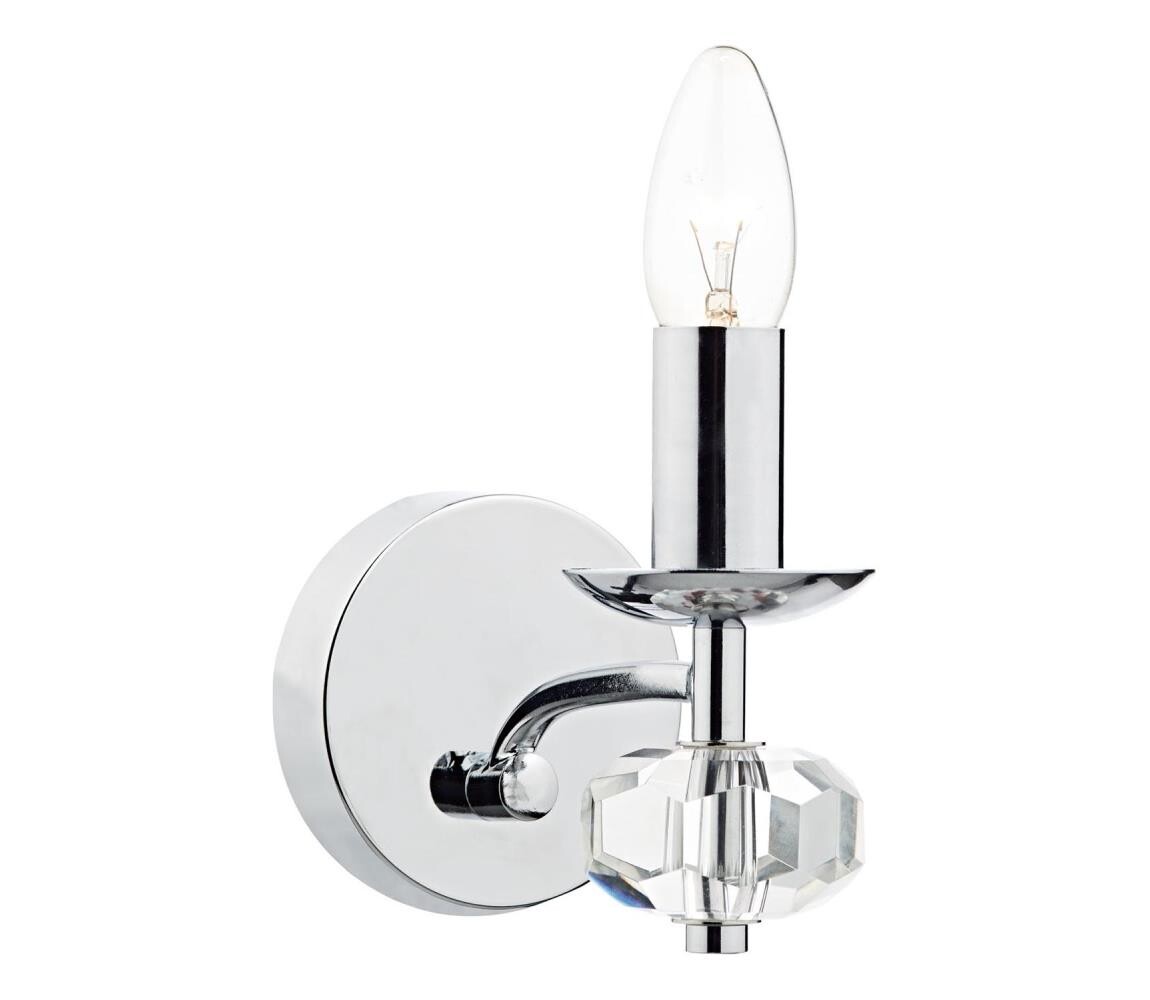 Där Lighting Där Lighting OLE0750 - Nástěnná lampa OLEANA 1xE14/40W/230V lesklý chrom OLE0750