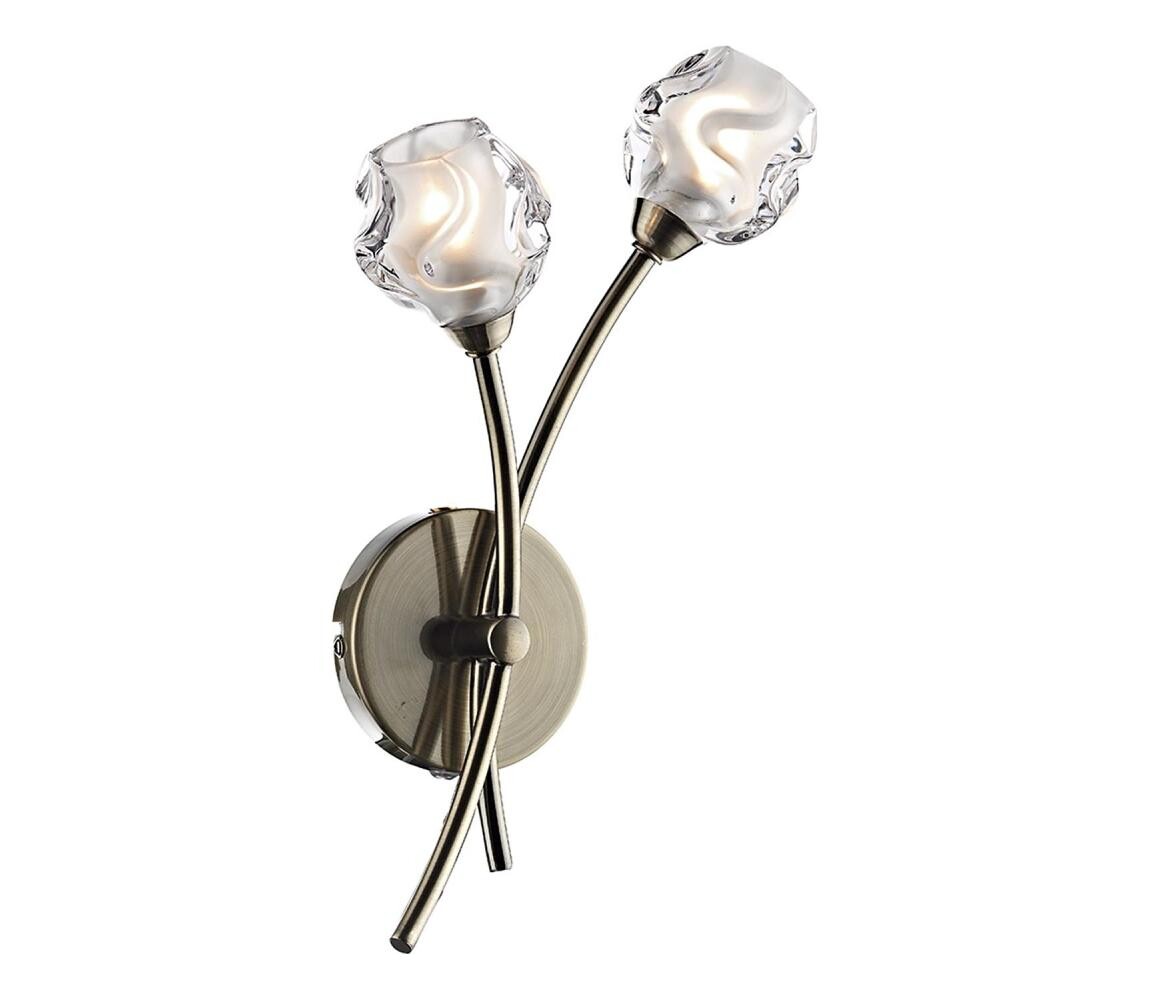 Där Lighting Där Lighting SEA0975 - Nástěnné svítidlo SEATTLE 2xG9/40W/230V mosaz SEA0975
