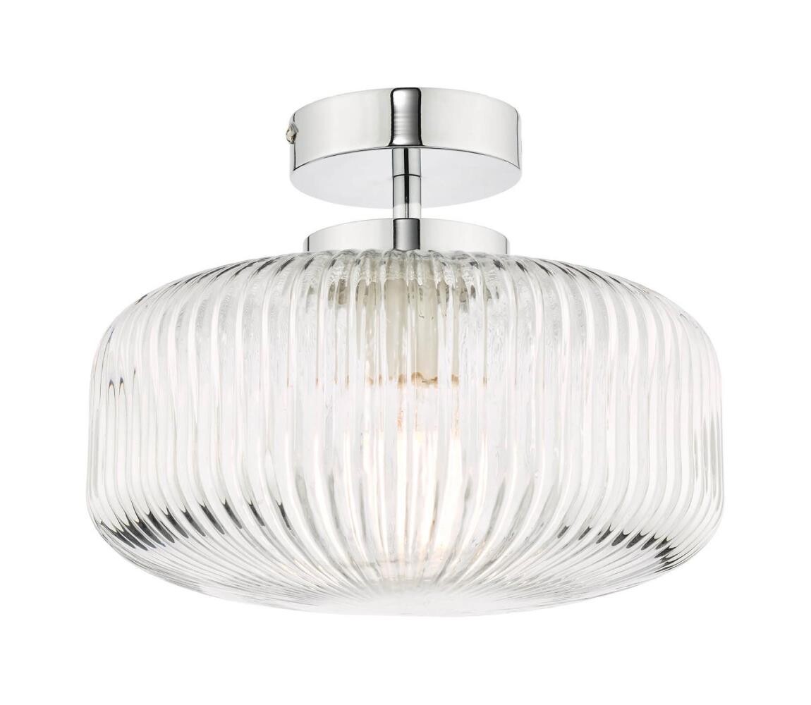 Där Lighting Där Lighting RIV5208 -Koupelnový přisazený lustr RIVA 1xE27/60W/230V IP44 chrom RIV5208