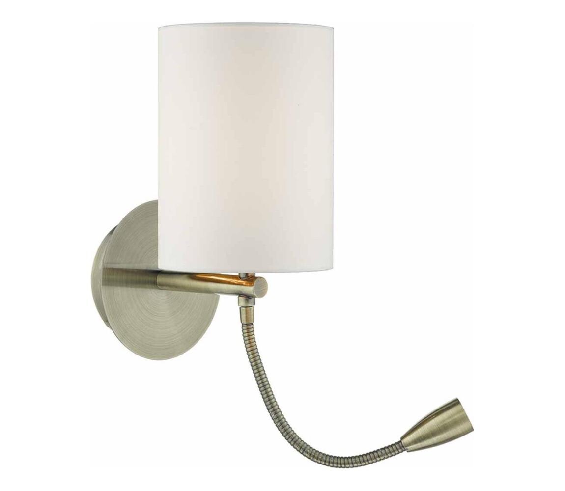 Där Lighting Där Lighting FET0775 - LED Nástěnná lampa FETA 1xE27/60W/230V + LED/1W mosaz FET0775