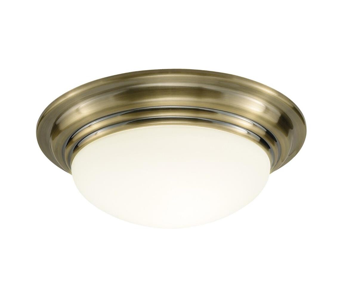Där Lighting Där Lighting BAR5075 - Koupel strop svít BARCLAY 1xE27/60W/230V pr. 38 cm mosaz BAR5075