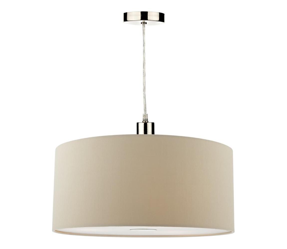 Där Lighting Där Lighting RON6529 - Lustr na lanku RONDA 1xE27/60W/230V černá/béžová RON6529