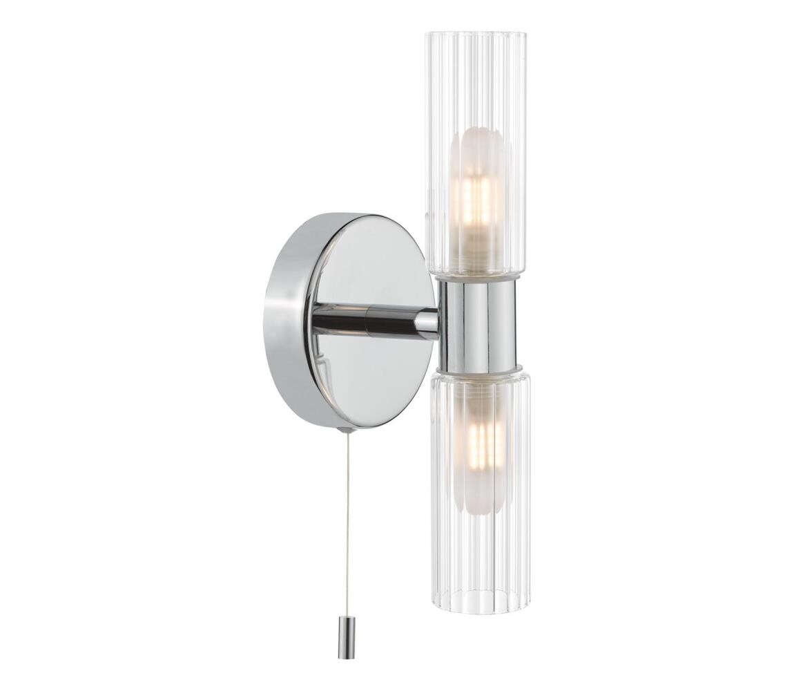 Där Lighting Där Lighting BOL0950 - Koupelnová nástěnná lampa BOLTON 2xG9/5W/230V IP44 chrom BOL0950