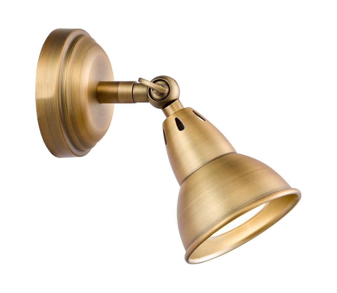 Där Lighting Där Lighting NAT0742 - Nástěnné bodové svítidlo NATHANIEL 1xGU10/11W/230V mosaz NAT0742