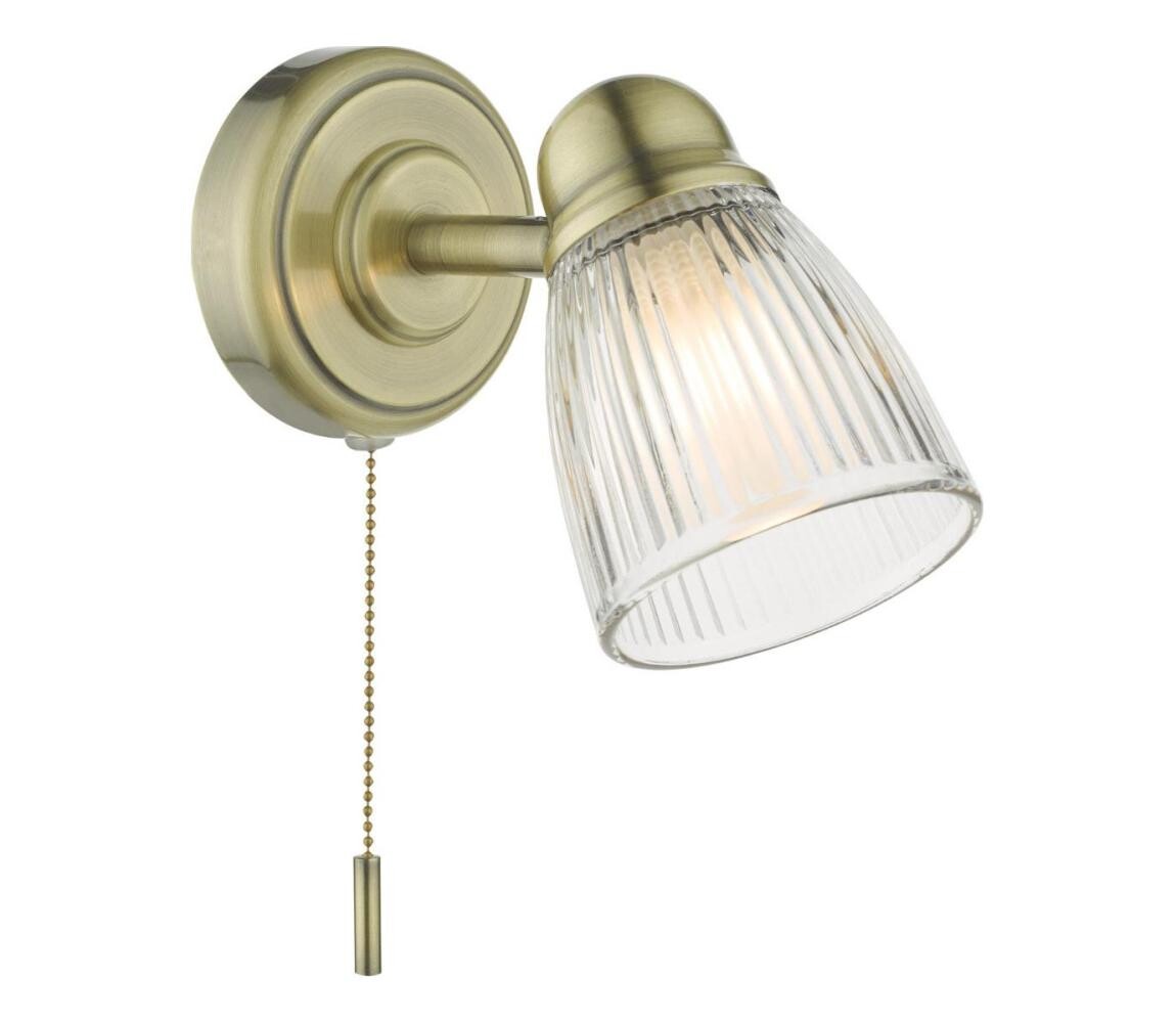 Där Lighting Där Lighting CED0775 - Koupel nástěnná lampa CEDRIC 1xG9/25W/230V IP44 mosaz CED0775