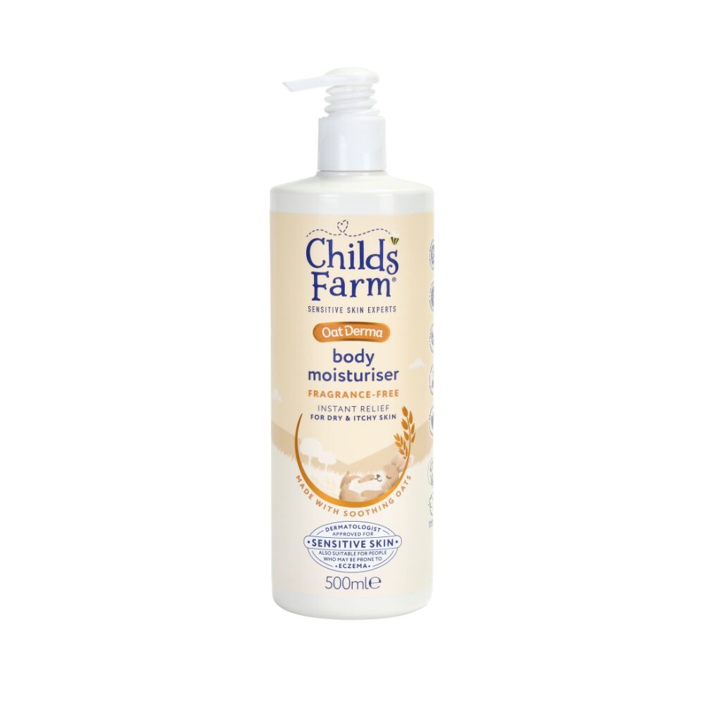 Childs Farm Oat Derma Tělové mléko bez parfemace, 500 ml