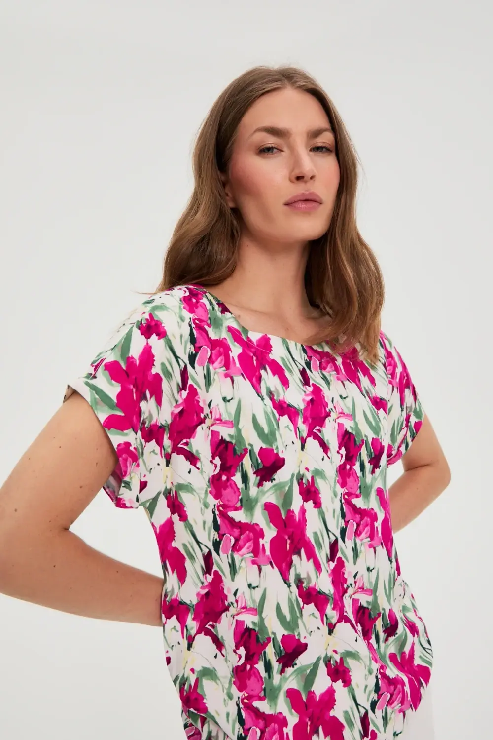 Marisse dámská košile L-KO-4920 Fuchsia
