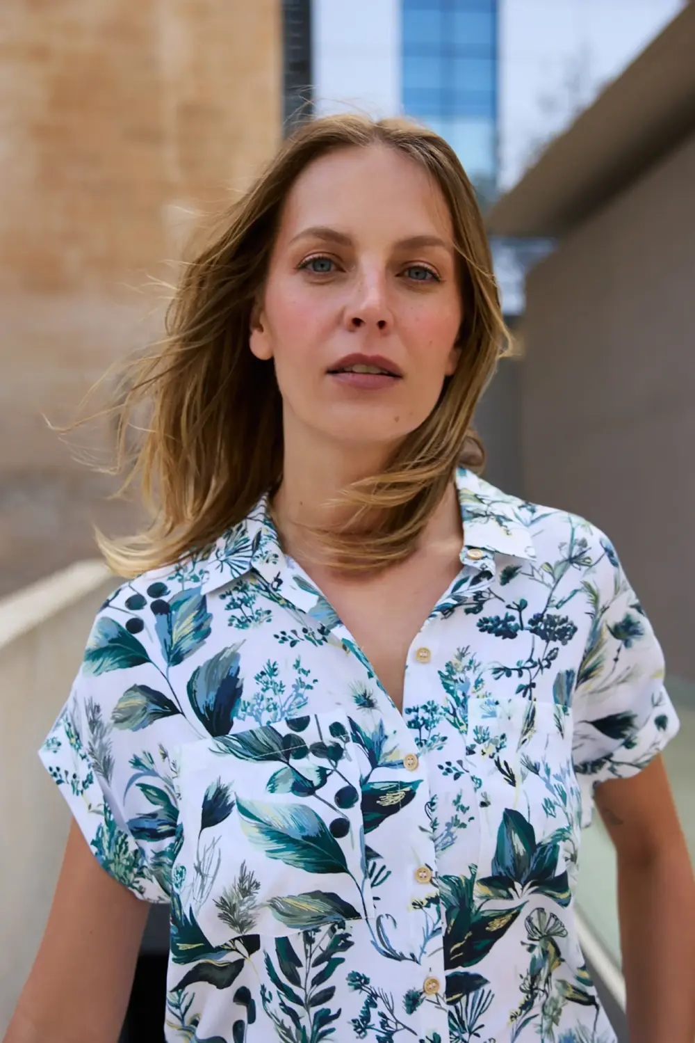 Marisse WOMEN'S SHIRT L-KO-4933 OFF WHITE