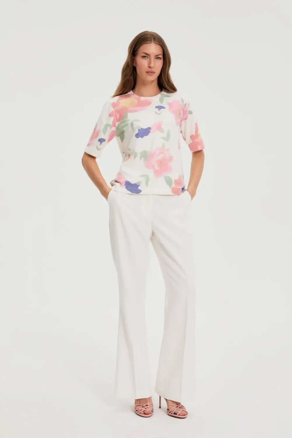 Dámské kalhoty Marisse, off-white