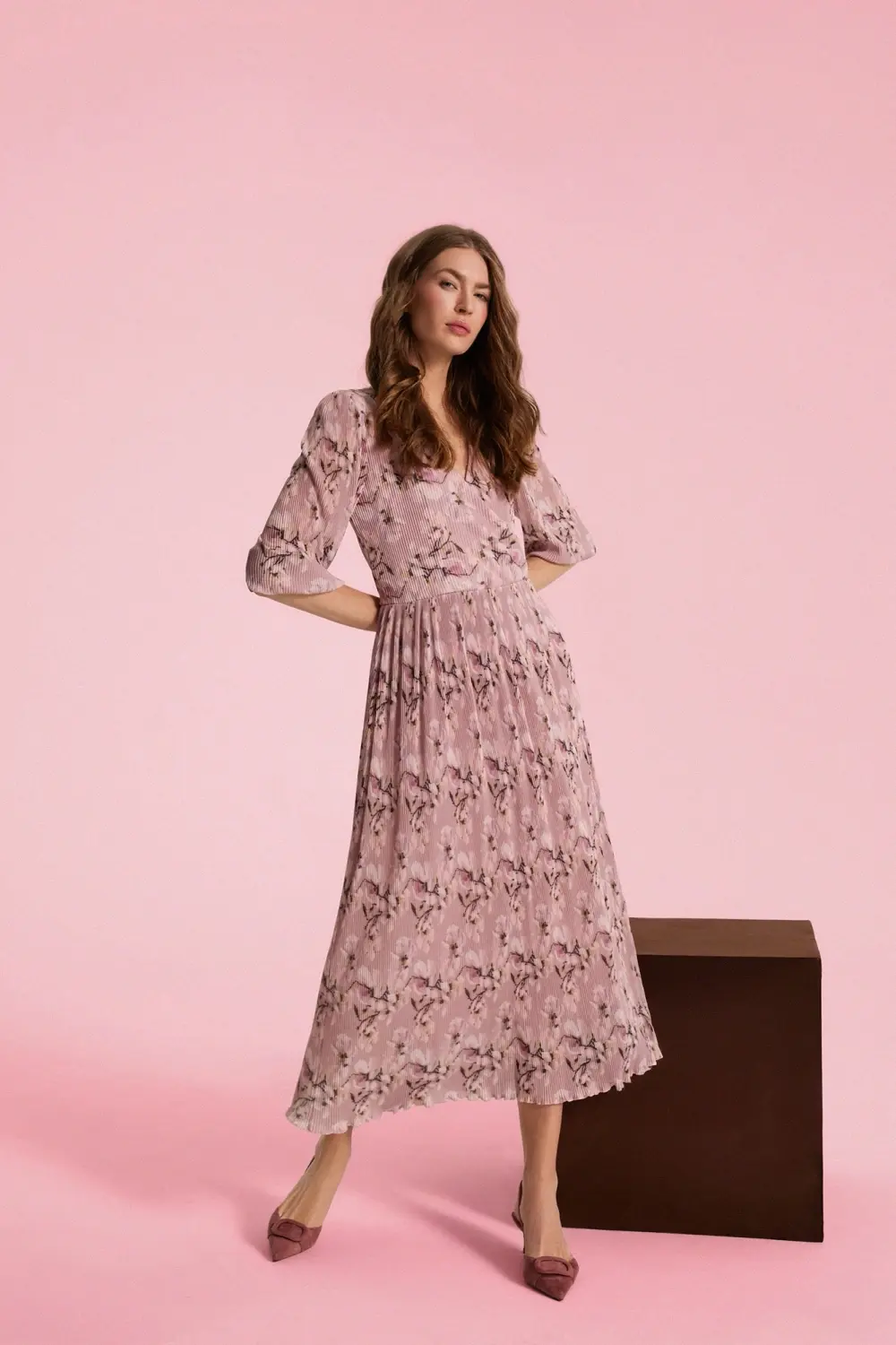 Dámské šaty Marisse Dusty Pink