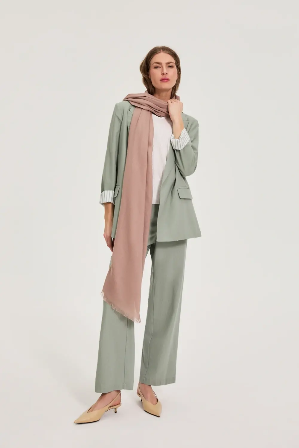 Dámský šátek Marisse, dusty beige