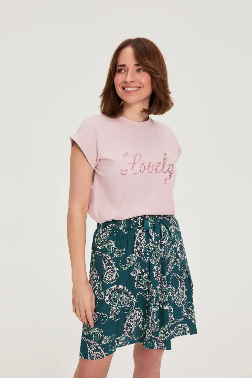 Marisse dámské triko DUSTY PINK