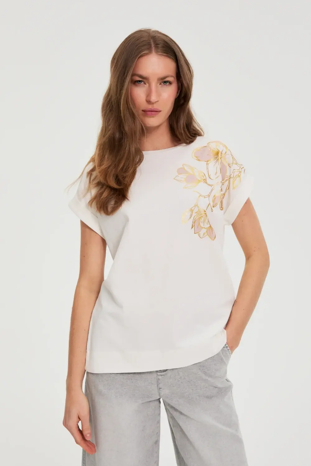 Tričko Marisse off white