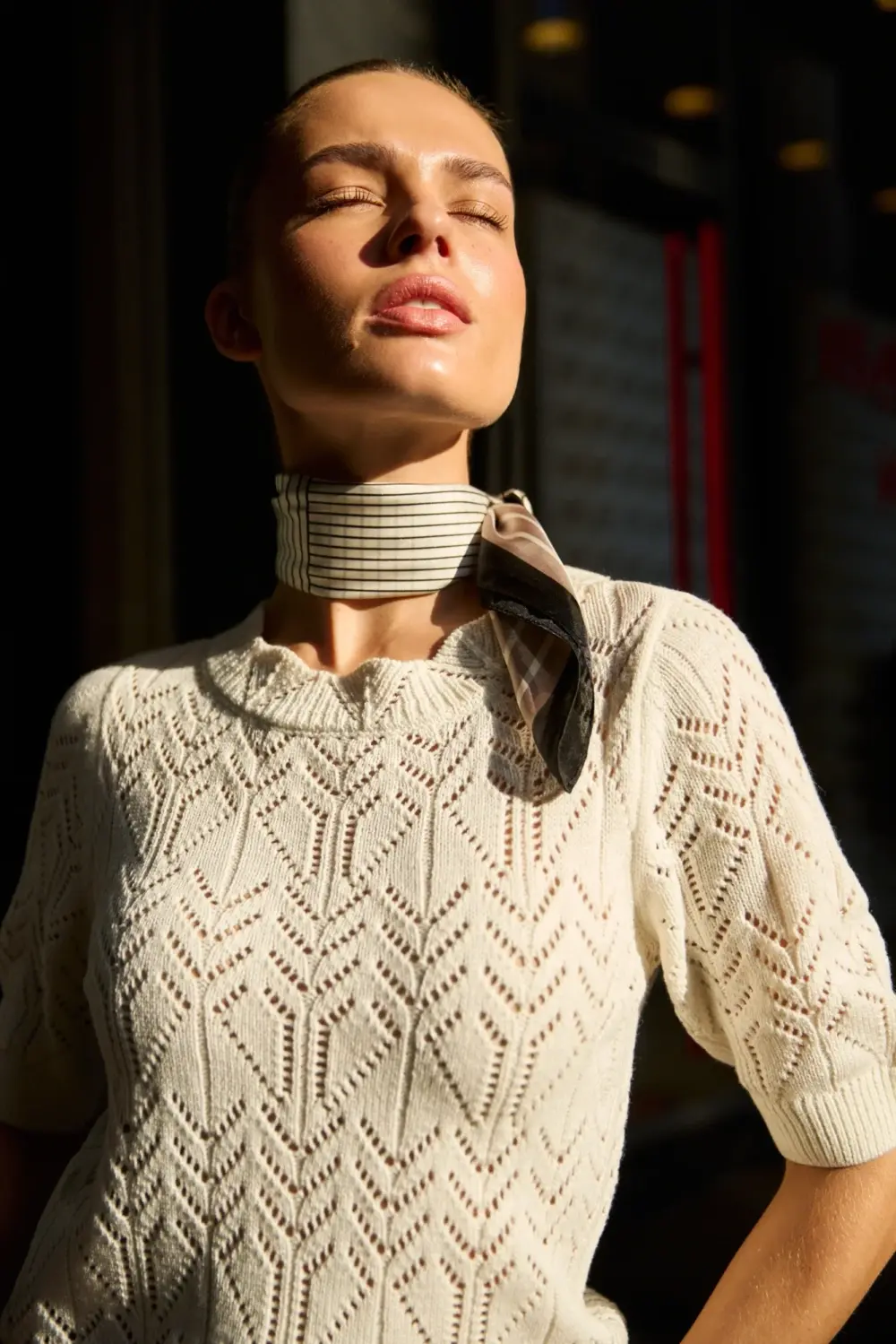 Dámský svetr Marisse, off white