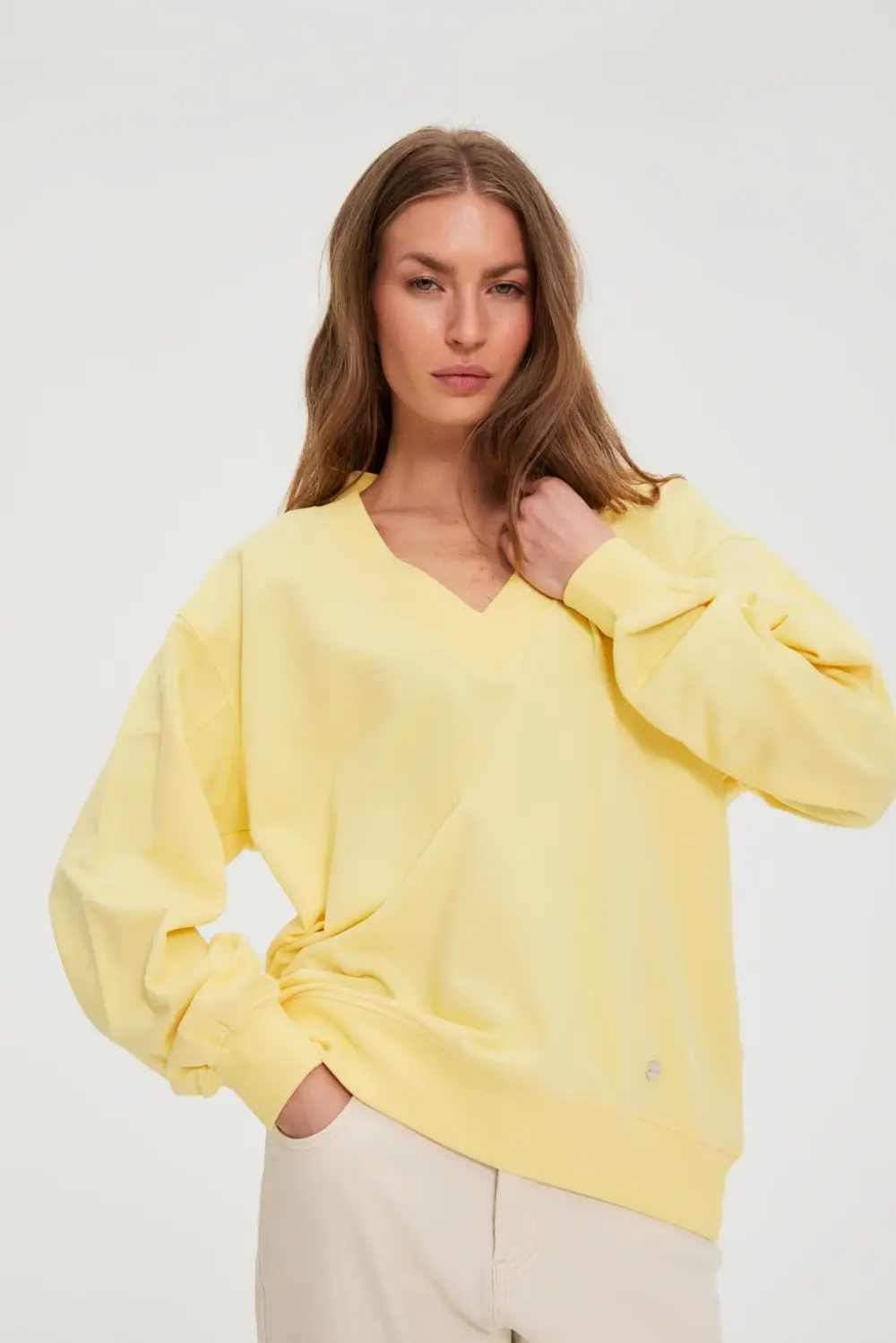 Dámská mikina Marisse L.YELLOW