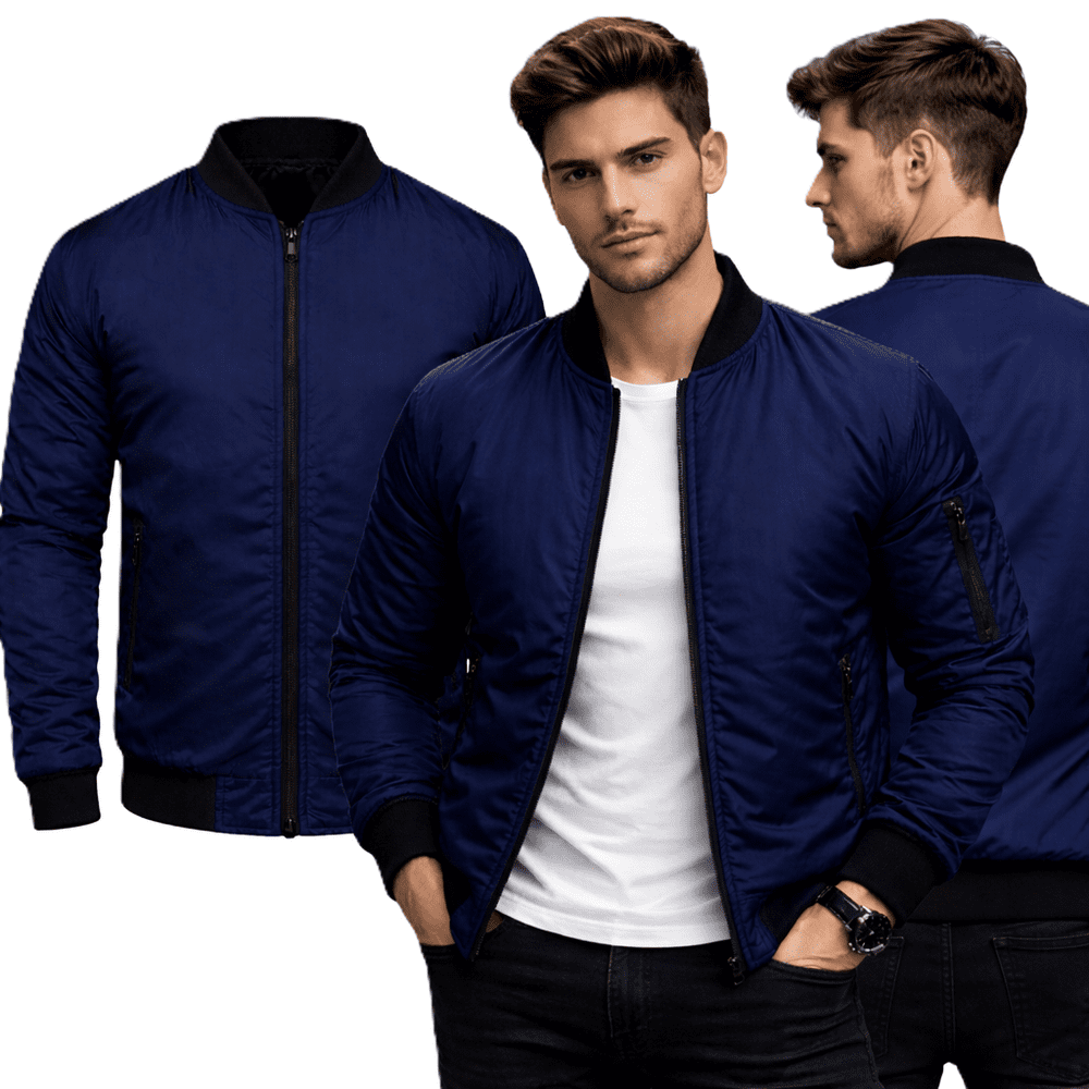 J.style - pánská bunda 8ak95-2 navy