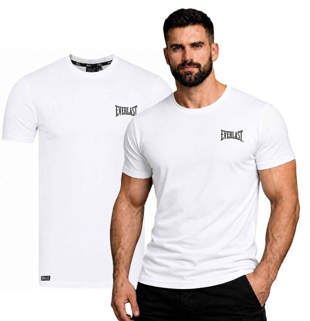 Pánské tričko Everlast EL014 bílé