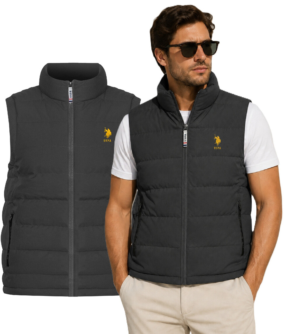 US Polo Assn. - Pánská vesta šedá