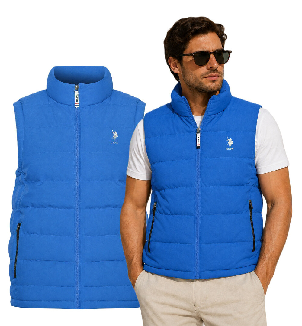 Pánská vesta US Polo Assn. světle modrá