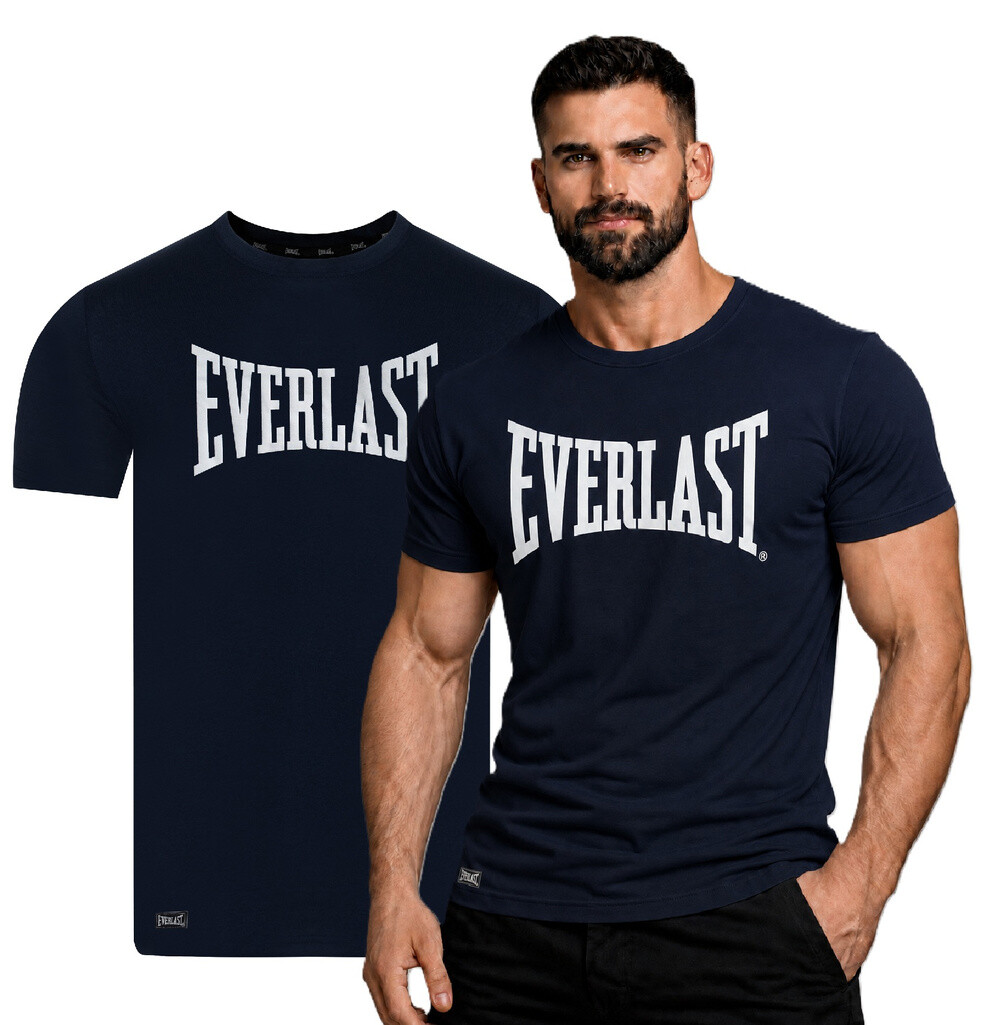 Everlast pánské tričko - námořnická modrá