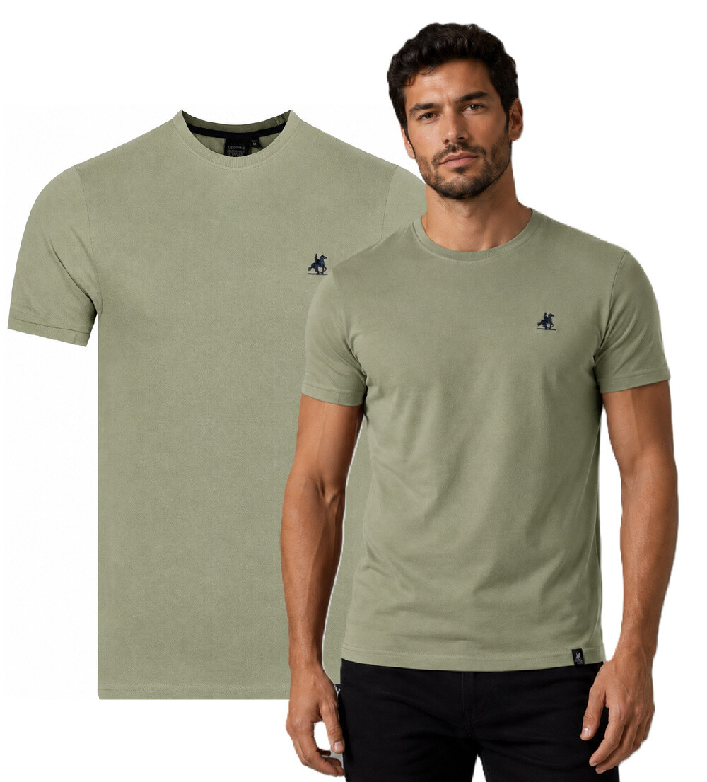 Pánské triko US Grand Polo, zelené