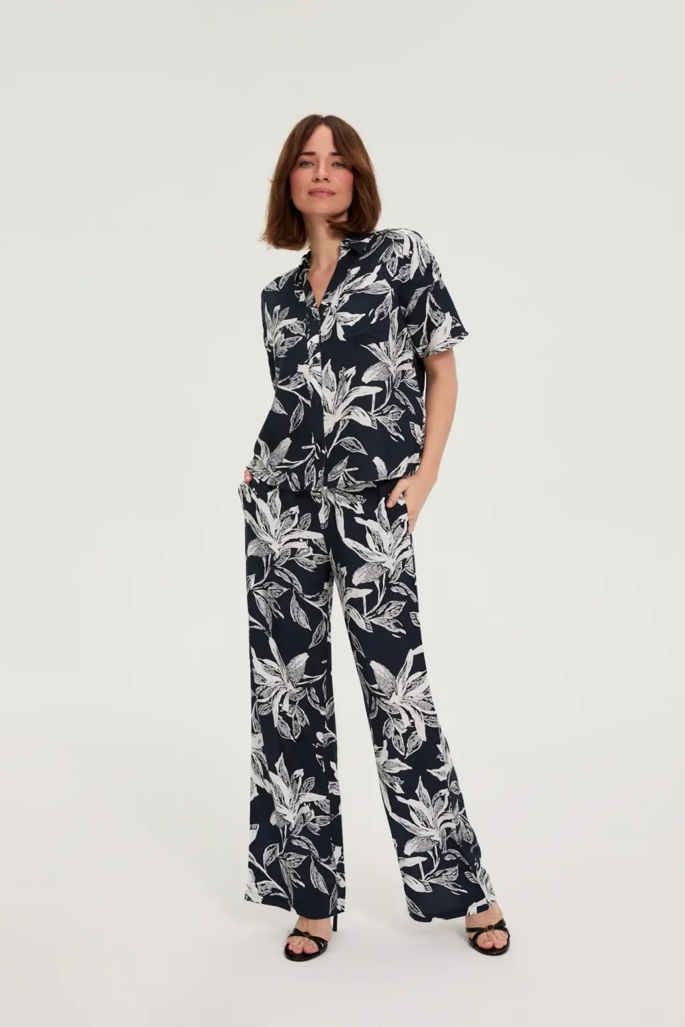 Marisse Women's Pants L-Sp-4939 D.Navy