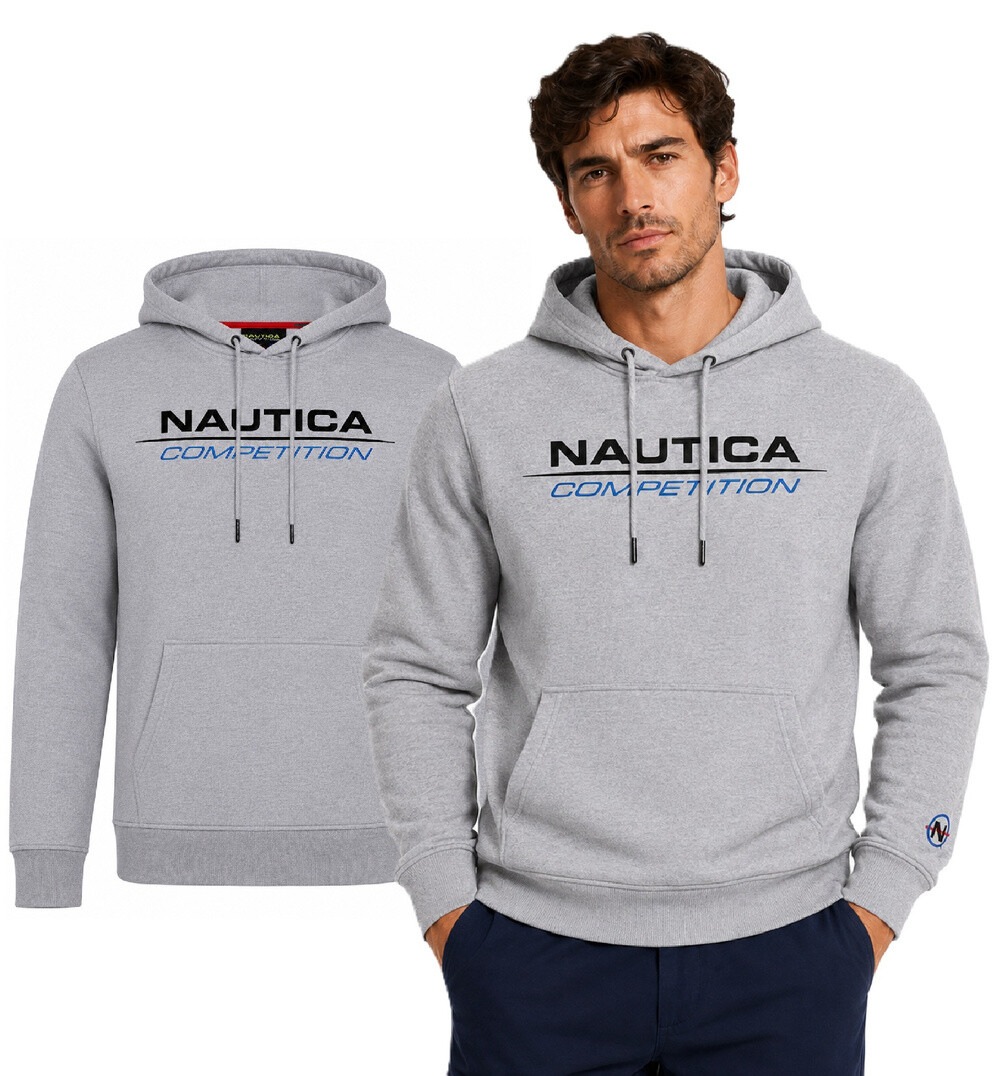 Nautica pánská mikina na zip šedá