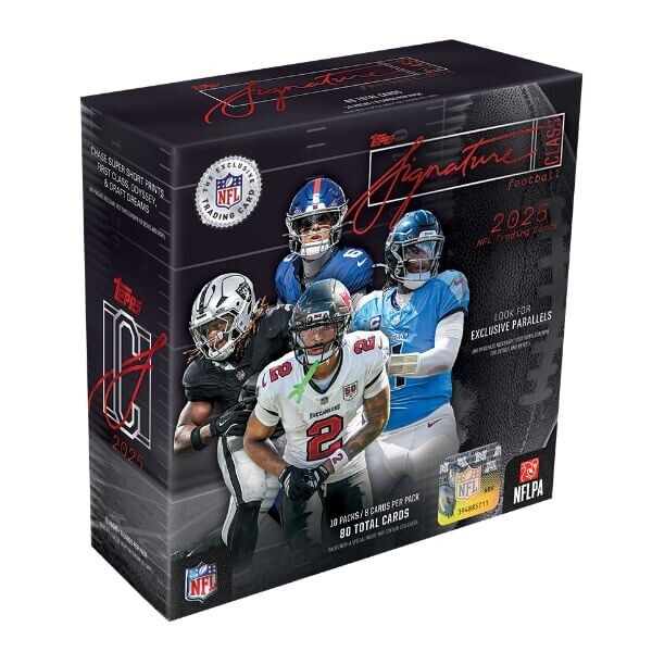 2025 Topps Signature Class Football Mega box - karty NFL