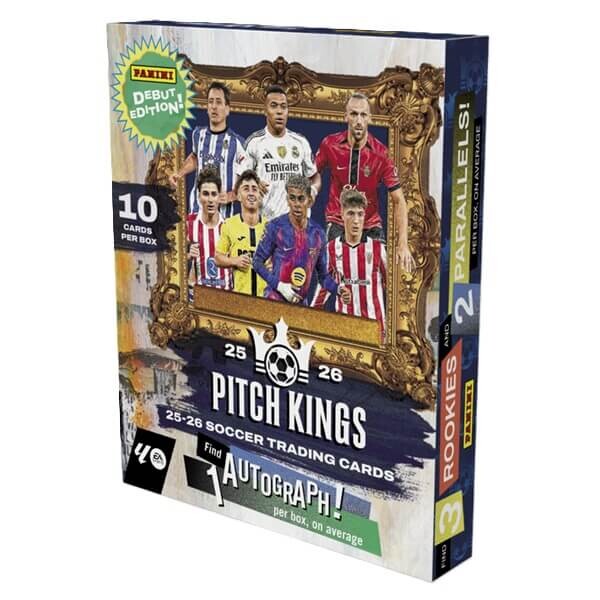 2025-2026 Panini Pitch Kings Soccer Hobby International Box - fotbalové karty
