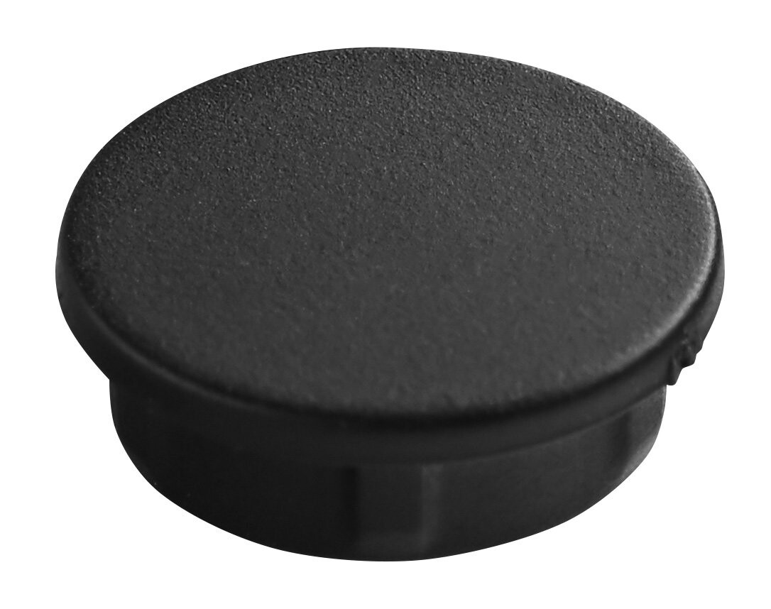 Gelco LUXOR BLACK kulatá krytka na ukončení, černá mat