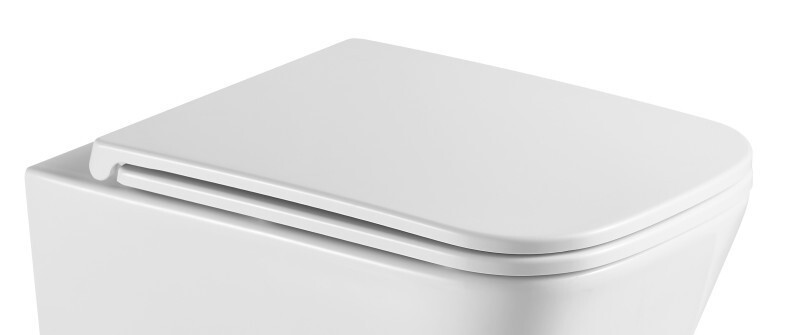 Olsen spa WC sedátko ORLO FLAT soft-close, hranaté