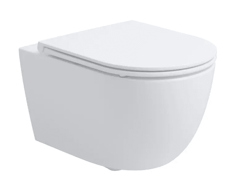 kielle 30102006 - Závěsné WC se sedátkem SoftClose, Vortex Rimless+, bílá