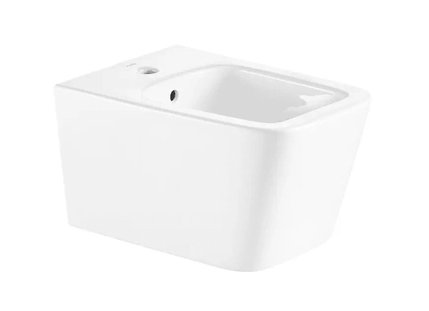 kielle 30311010 - Závěsný bidet, s přepadem, s otvorem pro baterii, bílá