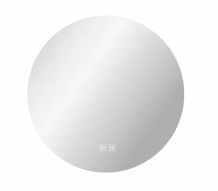 kielle 50324051 - Zrcadlo s LED osvětlením a vyhříváním, průměr 60 cm