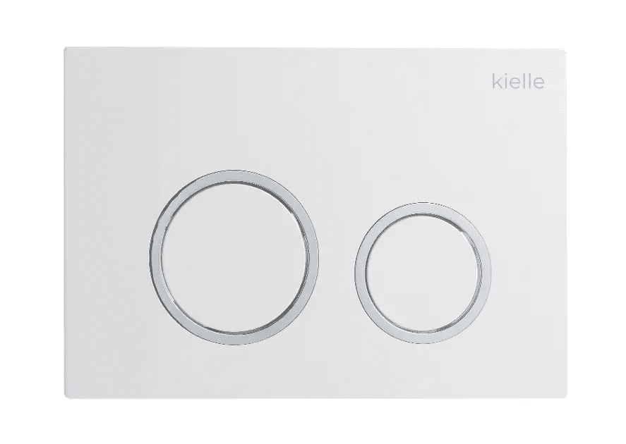 kielle 70230020 - Ovládací tlačítko splachování, lesklá bílá/chrom