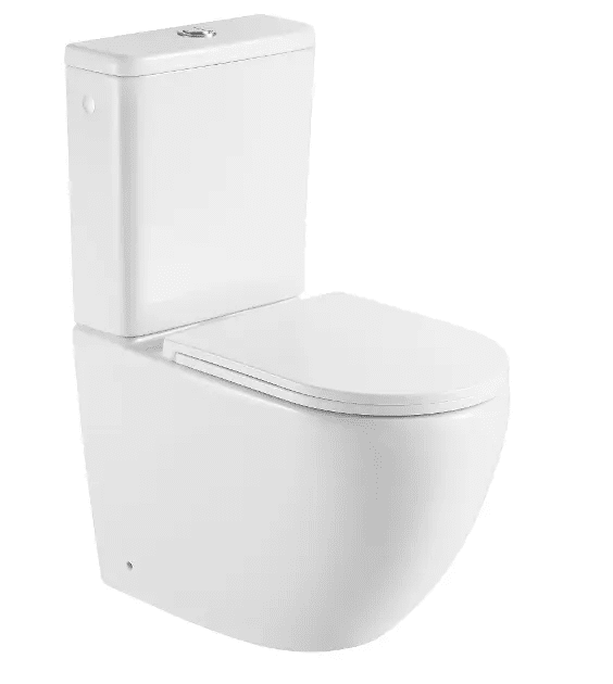 kielle 30202010 - WC kombi set s nádržkou a sedátkem softclose, Vortex Rimless, bílá