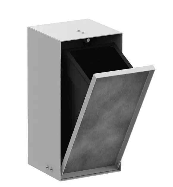 Hansgrohe 56063700 - Podomítkový odpadkový koš 2,5 l, matná bílá