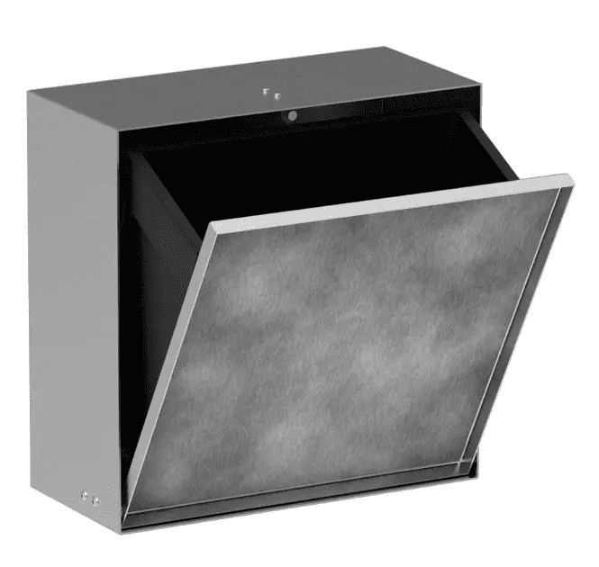 Hansgrohe 56090800 - Podomítkový odpadkový koš 6 l, kartáčovaná ocel