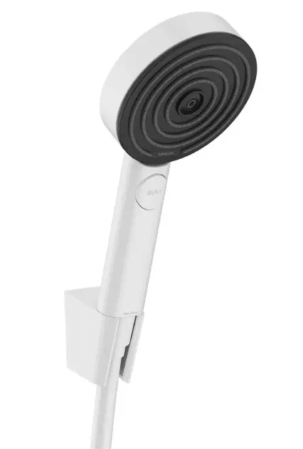 Hansgrohe 24305700 - Set sprchové hlavice, držáku a hadice, 3 proudy, EcoSmart, matná bílá