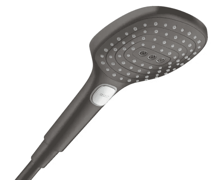 Hansgrohe 28728340 - Sprchová hlavice, 3 proudy, EcoSmart, kartáčovaný černý chrom