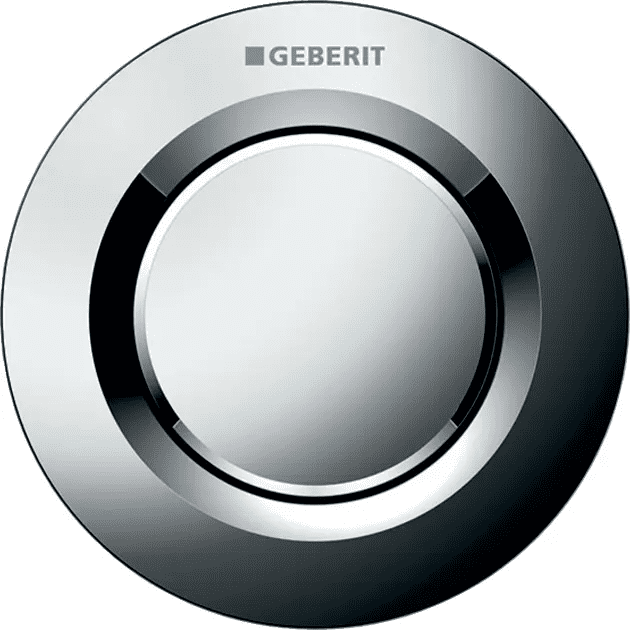 Geberit 116.040.21.1 - Oddálené ovládání typ 01, pneumatické, pro 1 množství splachování, lesklý chrom
