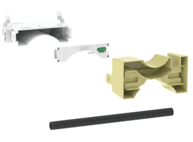 Geberit 116.063.00.6 - Sada Geberit Power&Connect boxu s dělící příčkou s připojovací svorkou
