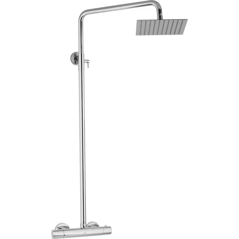 JB Sanitary ST 61 000 00 5 — Sprchová sestava s termostatickou baterií s horním vývodem, 25x25cm