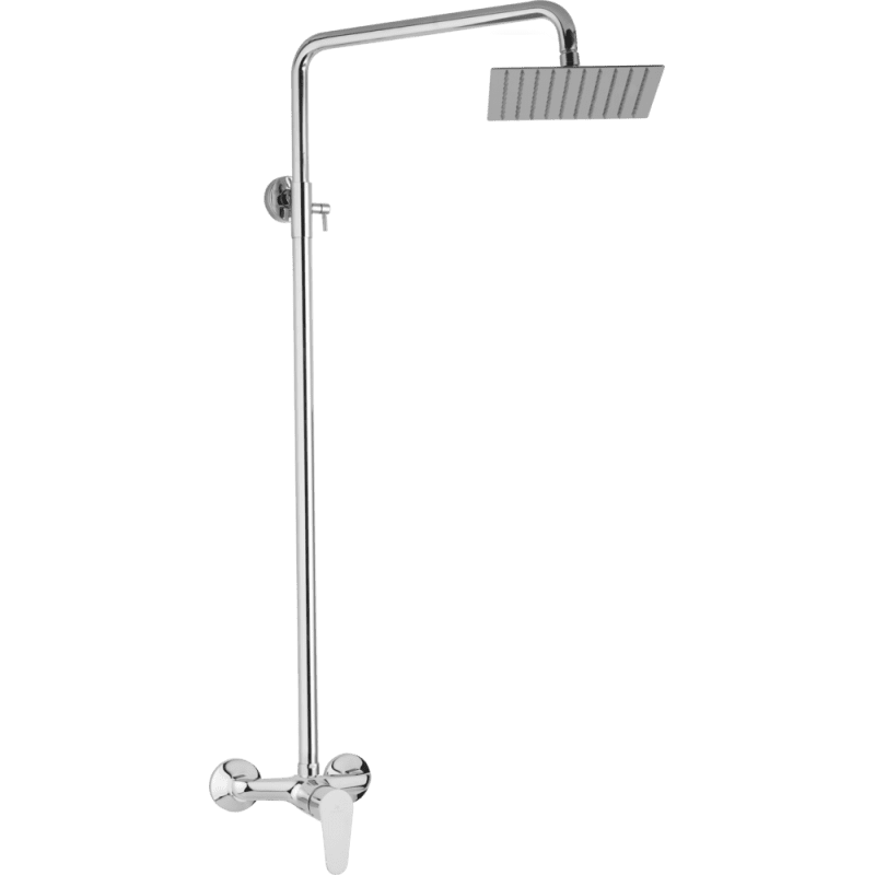 JB Sanitary SD 61 000 00 5 — Sprchová sestava s baterií TIRA s horním vývodem, 25x25cm