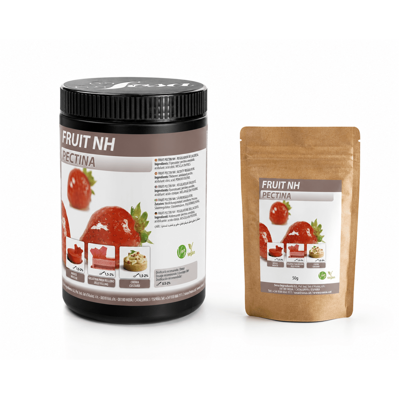 SOSA Textura želírující Pectine fruit NH 50g - IRCA