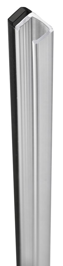 Gelco LUXOR BLACK magnetické těsnění na boční stěnu, 2000mm